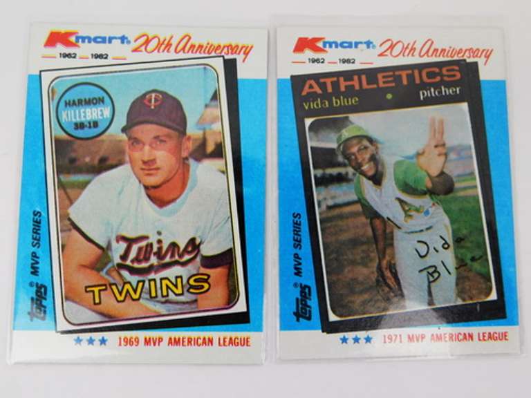 4 Topps 1982 MVP Baseball Cards