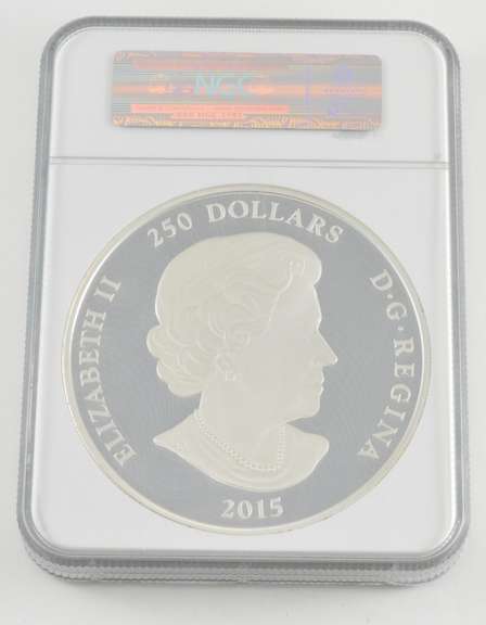 PF69 UCAM 2015 Canada 1 Kilo Silver $250.00 Maple Leaf - Graded NGC