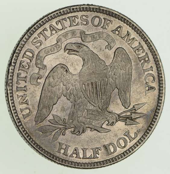 1874 Seated Liberty Silver Half Dollar - Near Uncirculated
