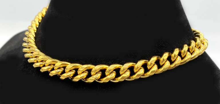 Trendy Cuban Chain Choker Necklace