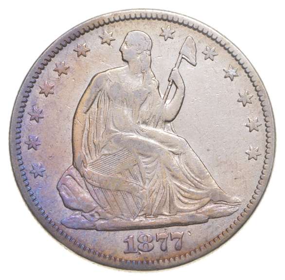 1877 Seated Liberty Half Dollar