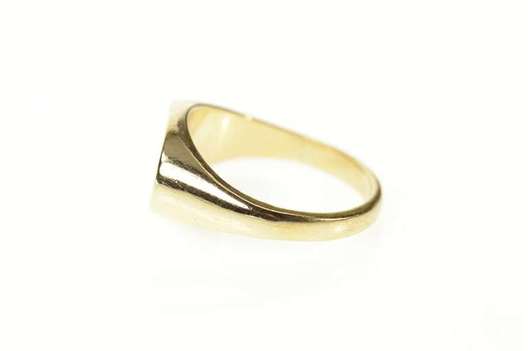10K Yellow Gold Kappa Delta Chi Sorority Embossed Oval Ring