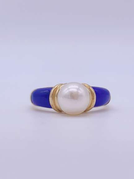 14kt Gold Pearl Cocktail Ring
