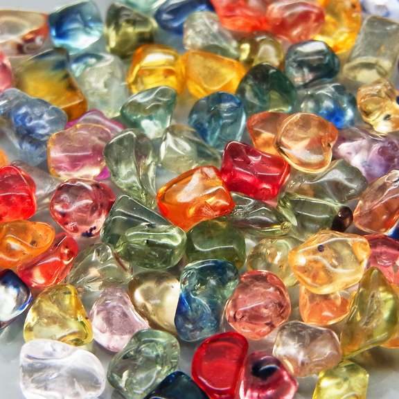 Amazing 32.04ct collection of free form Sapphires