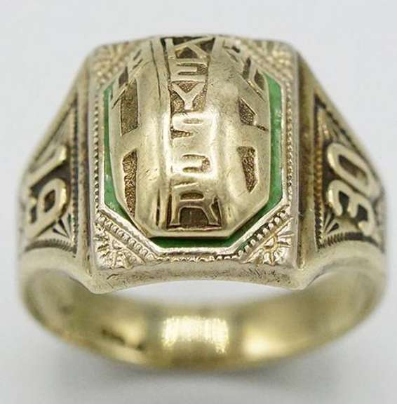 10KT Yellow Gold 1930 Keyser Class Ring