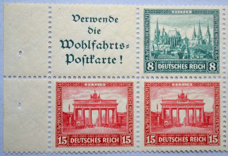 1927 Booklet Pane  Mint & Cover Michel # MH-29