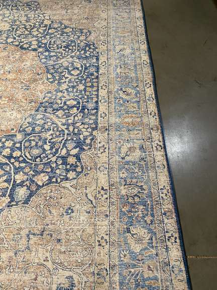 STUNNING ENGINEERED VINTAGE PERSIAN RUG 8x10