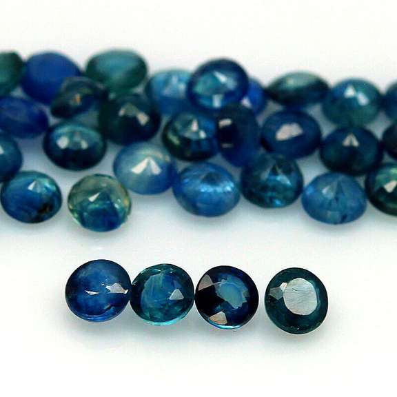 Heated only! 8.01ct royal blue Sapphire set