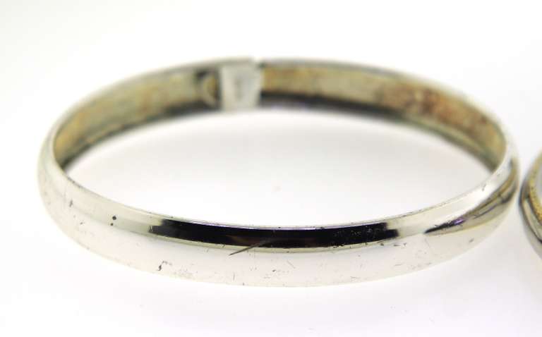 Lot of 3 Sterling Silver Bangles