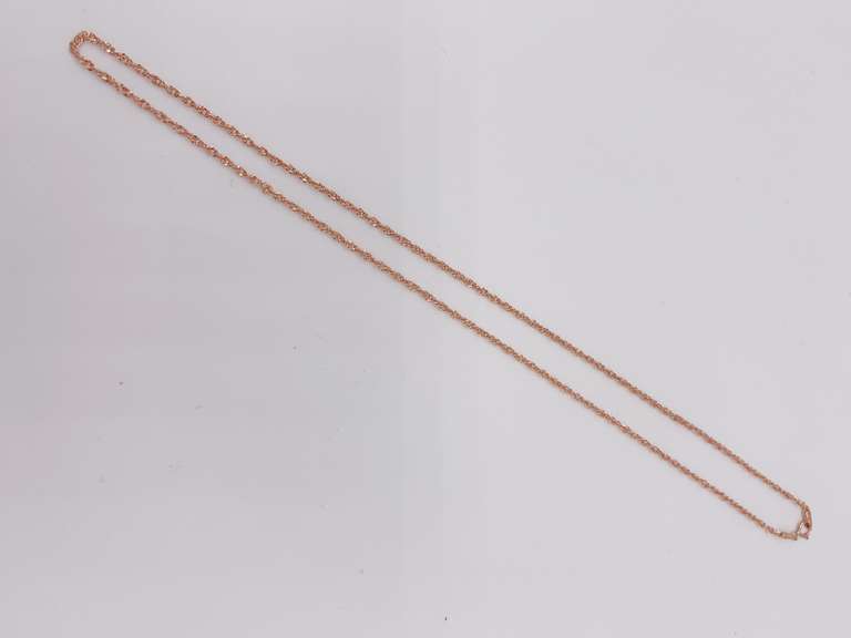 14kt Rose Gold Chain Necklace