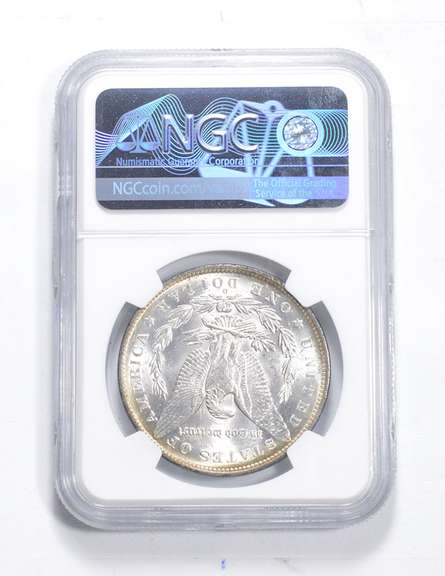 MS63 1883-O Morgan Silver Dollar - Graded NGC Blueberry Tone