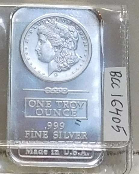 One Ounce Silver Bar - Morgan