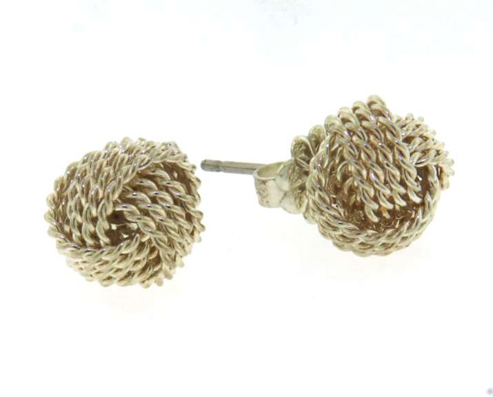 Trendy Tiffany & Co Twist Knot Earrings