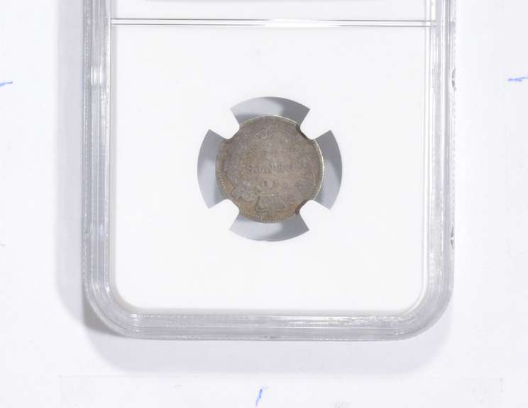 AG3 1893 Canada 10 Cents - Round Top 3 - Graded NGC