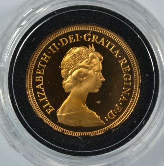 Superb Gem Ultra Cameo Proof 1979 British Gold Sovereign