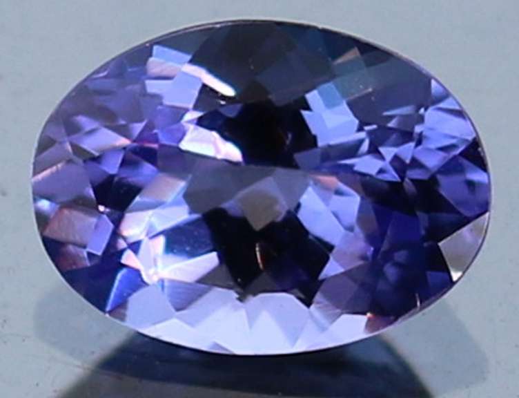 Vivid 1.21ct violet blue Tanzanite