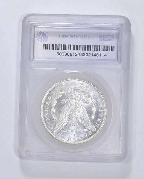 MS65 PL 1921-D Morgan Silver Dollar - Graded SEGS