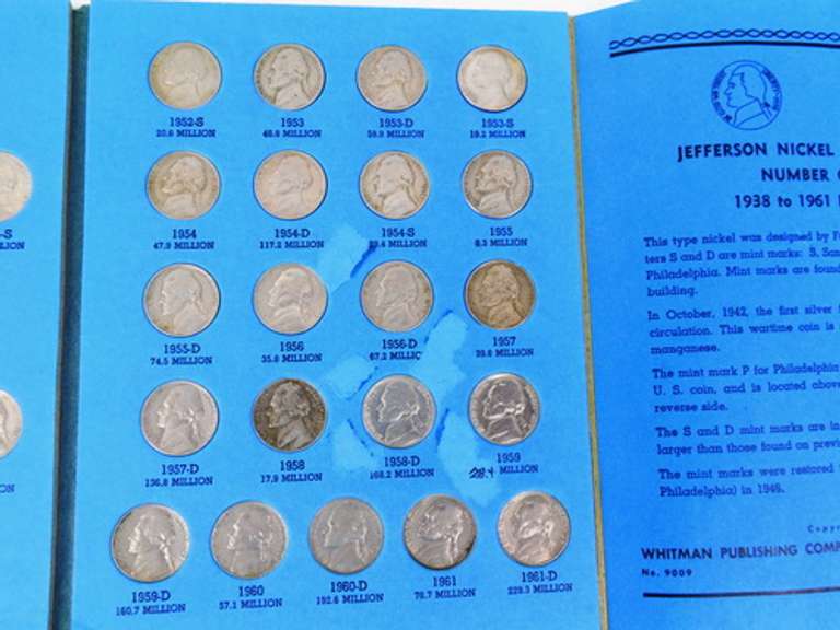 Jefferson Nickel Set 1938-1961