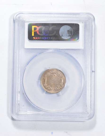 MS64 1857 Flying Eagle Cent - Graded PCGS