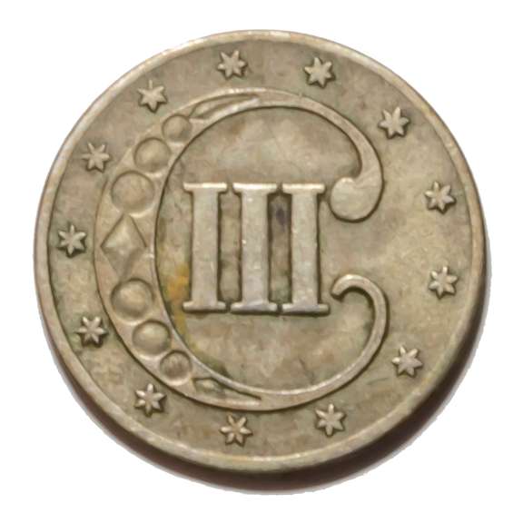 1853 3 Cent Silver