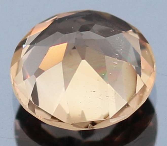 Brilliant golden 3.13ct Imperial Topaz solitaire