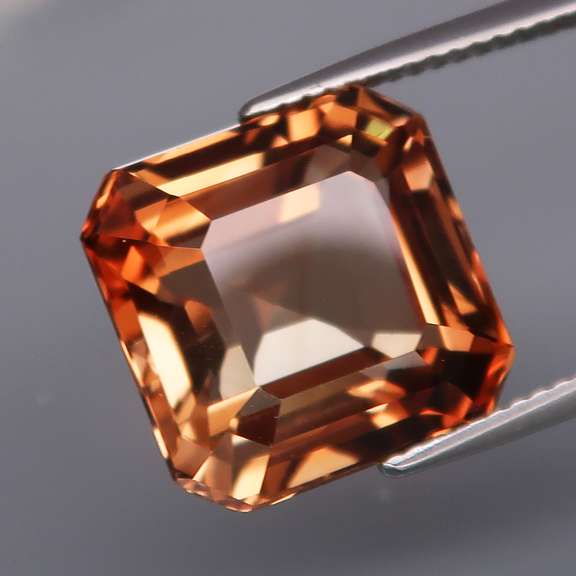 Lavish 14.26ct emerald cut Imperial Topaz