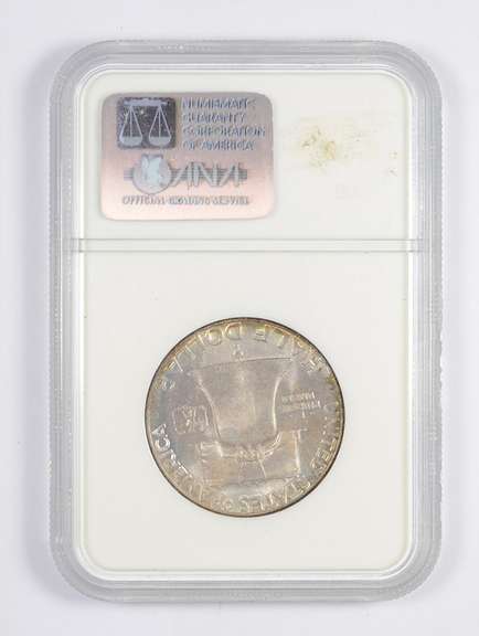 MS66 1957 Franklin Half Dollar - TONED - Graded NGC