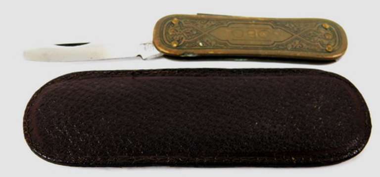 Antique Pocketknife with Pouch