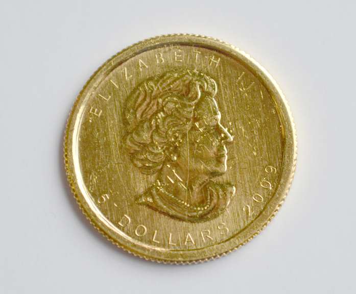 2009 1/10th ozt Gold Maple Leaf