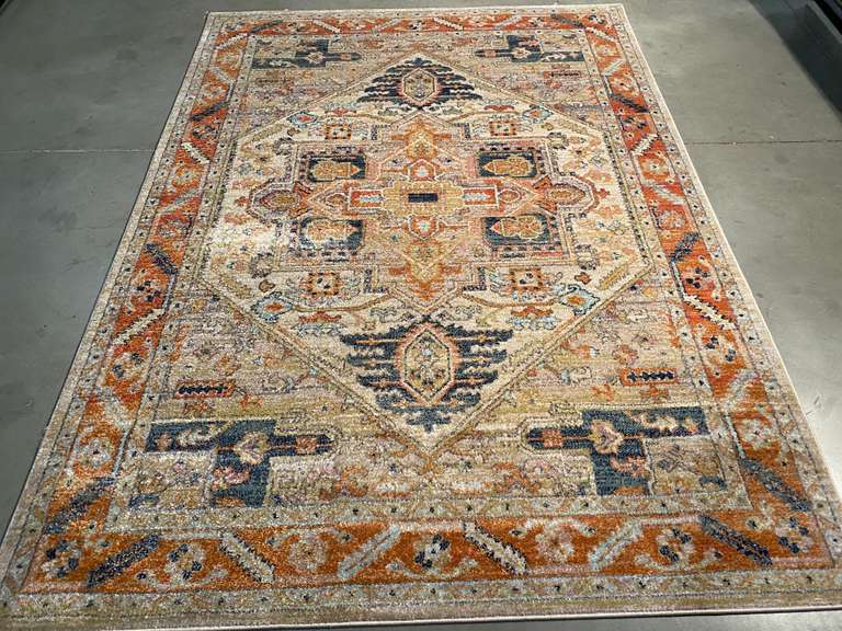 MAGNIFICENT VINTAGE REPRODUCTION RUG 6x8
