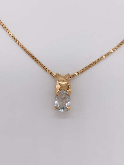 14kt Yellow Gold Pendant Necklace