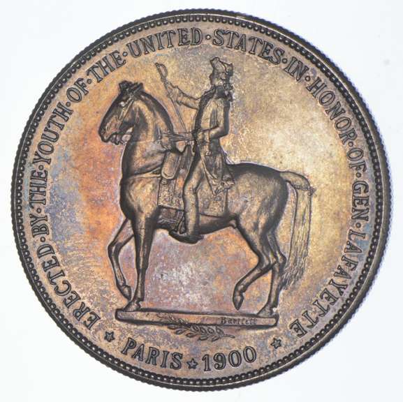 1900 Erection Of Lafayette Monument Commemorative Dollar