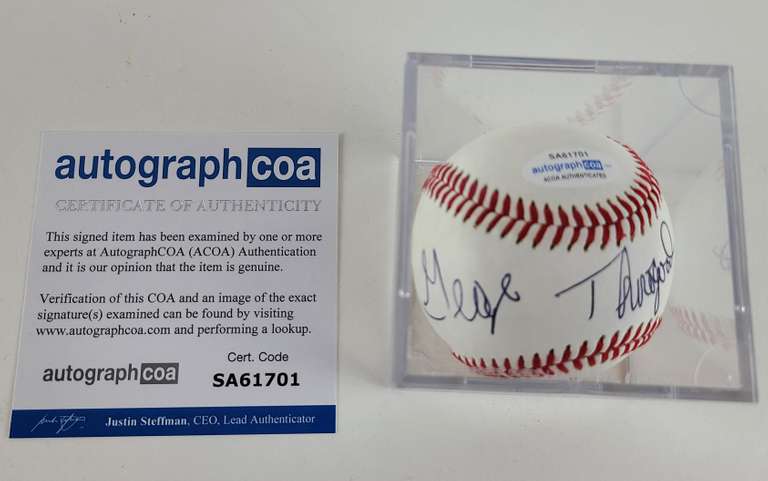 George Thorogood Autographed Signed Baseball