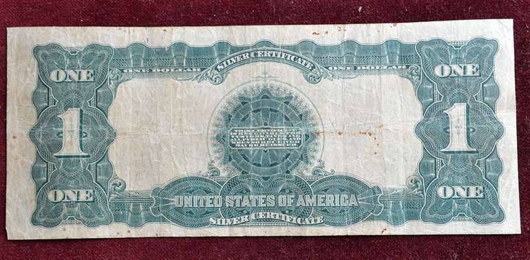 1899 Black Eagle $1 Silver Cert, Circ