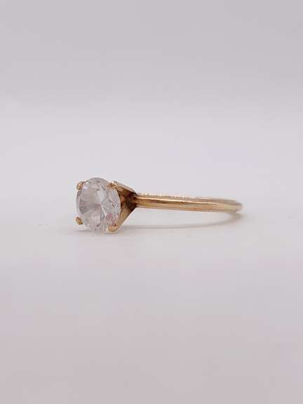 14kt Gold CZ Ring