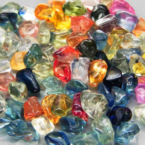 Amazing 33.25ct collection of free form Sapphires