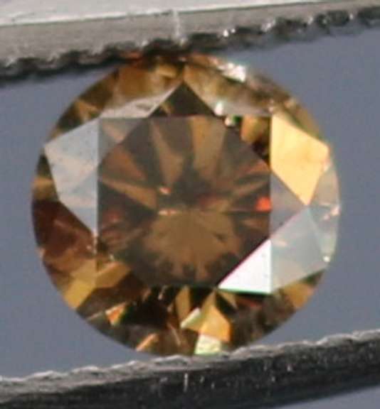 Glittering .20ct untreated rich chocolate Diamond