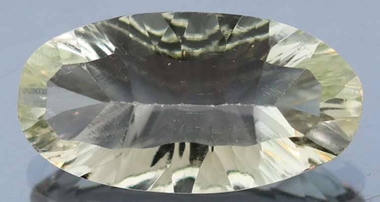 Brilliant 13.94ct natural platinum green Amethyst