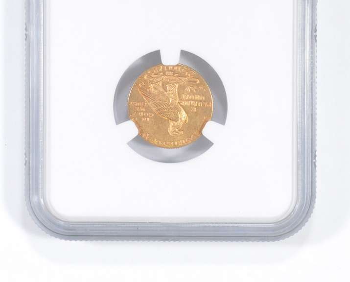 MS62 1915 $2.50 Indian Head Gold Quarter Eagle - Graded NGC