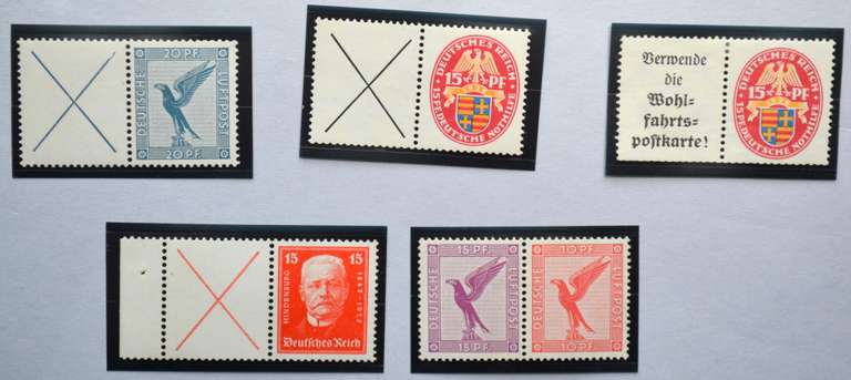 Mint Full Gum Scarce German Stamps