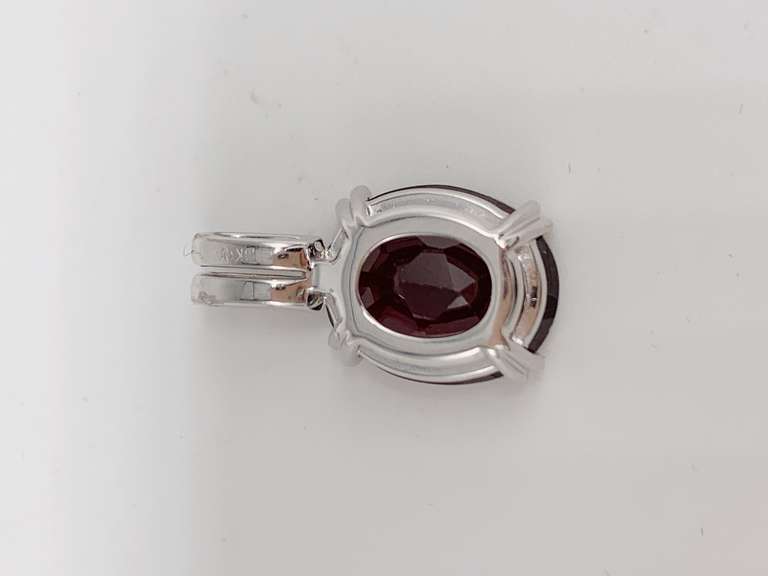 14kt Gold, Garnet & Diamond Pendant