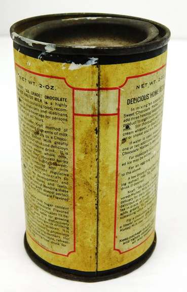Rare Early Kraft Malted Milk Tin
