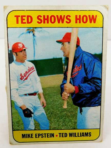 1969 Ted Williams Baseball Card