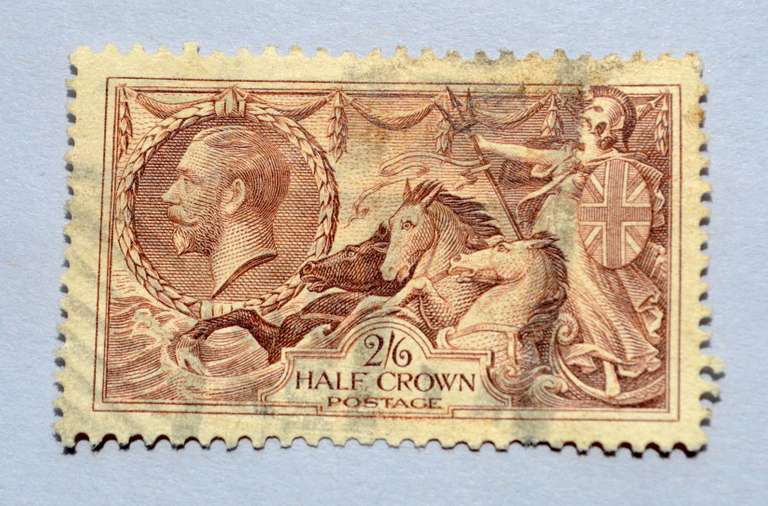 Great Britain High Denomination Stamp Lot $ 1385 Catalogue
