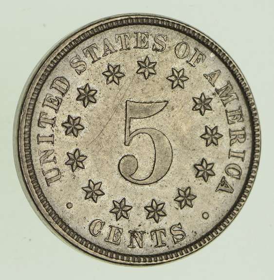1883 Shield Nickel - Without Rays - Choice