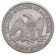 1855-O Seated Liberty Half Dollar