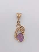 10kt Gold & Gemstone Pendant