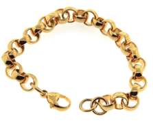 Sterling Silver Circle Link Bracelet