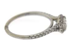Sparkling White Gold Round Brilliant Cut Diamond Ring