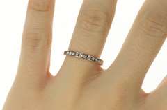 14K White Gold 0.20 Ctw Classic Diamond Wedding Band Ring